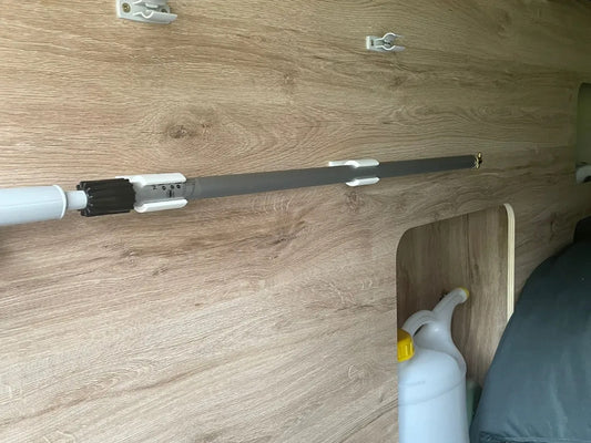 Zweiteiliger Wandhalter für eine 20-mm-Handkurbel – Ansicht 2