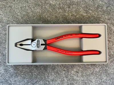 Gridfinity-Aufbewahrungsbox für Kombizange, passend für Knipex 02 01 180, 1 Stück