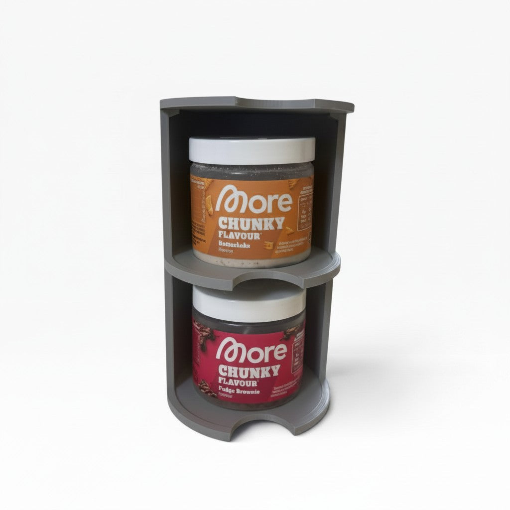 Stapelhilfe für Chunky Flavour Dosen – kompatibel mit 90 g & 150 g | 3-teiliges Set für More / ESN
