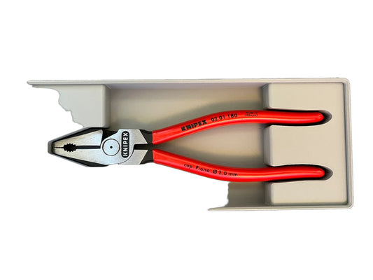 Gridfinity-Aufbewahrungsbox für Kombizange, passend für Knipex 02 01 180, 1 Stück