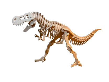 Beiges Tyrannosaurus-Rex-3D-Puzzle aus PLA