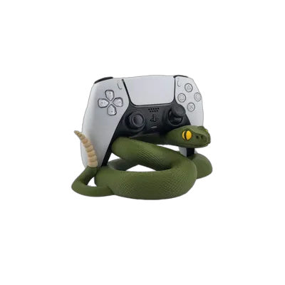 Schlangenförmiger Controllerständer für einen PS5- oder PS4-Controller