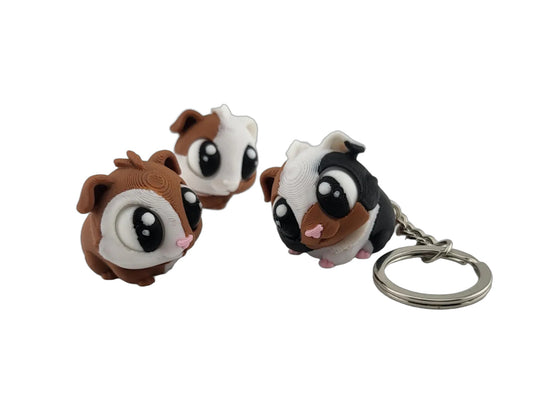 Zwei Hamster-Schlüsselanhänger aus PLA