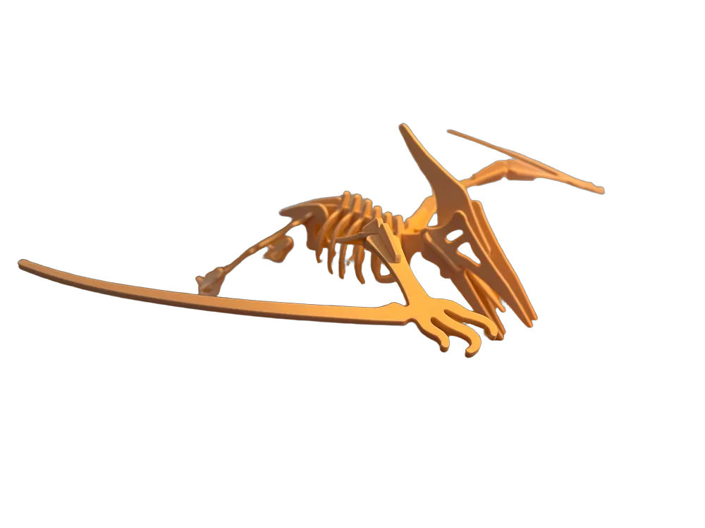 Beigefarbener Pterodactylus-3D-Puzzle-Bausatz aus PLA