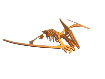 Beigefarbener Pterodactylus-3D-Puzzle-Bausatz aus PLA