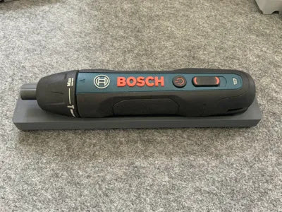 3D-gedruckter Gridfinity-Einsatz für Bosch Go, PLA, Schwarz, 200 x 41 x 17 mm, 1 Stück – Ansicht 3