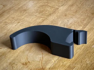 Gedruckte Fahrradhalterung aus PETG für einen Thule-Chariot-Kinderwagenrahmen – Ansicht 3