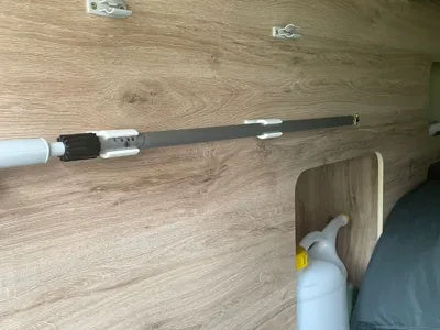 Zweiteiliger Wandhalter für eine 20-mm-Handkurbel – Ansicht 3