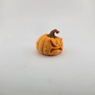 Zwei PLA-Kürbisdekorationen mit Jack-o'-Lantern-Motiv – Ansicht 4