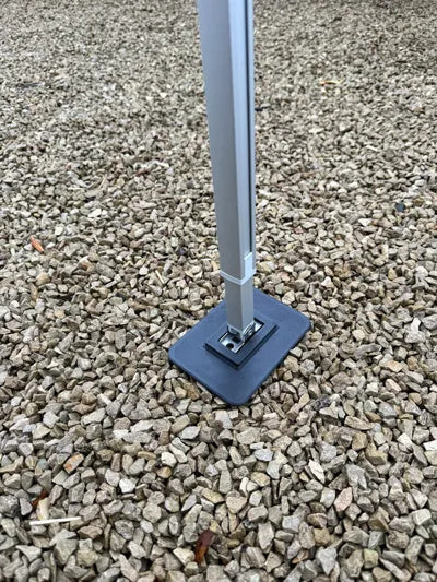 Zwei PETG-Stützplatten für Markisenstützen – Ansicht 4