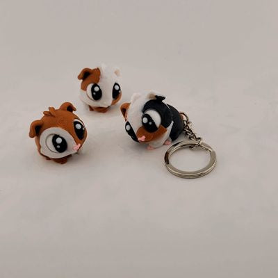 Zwei Hamster-Schlüsselanhänger aus PLA – Ansicht 4
