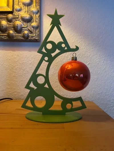 2er-Set grüne Tisch-Weihnachtsbäume, Weihnachtsdekoration für den Tisch, ohne Kugeln – Ansicht 5