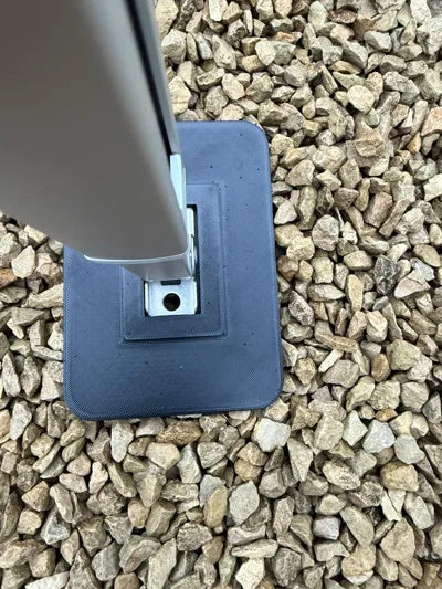 Zwei PETG-Stützplatten für Markisenstützen – Ansicht 5