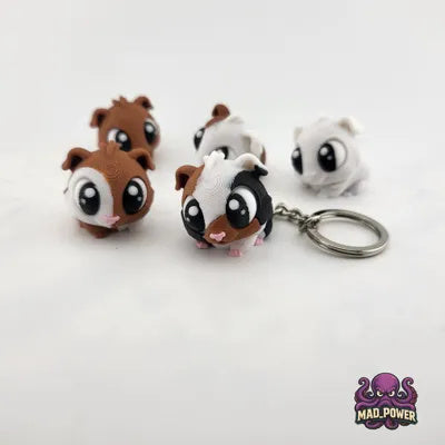 Zwei Hamster-Schlüsselanhänger aus PLA – Ansicht 9