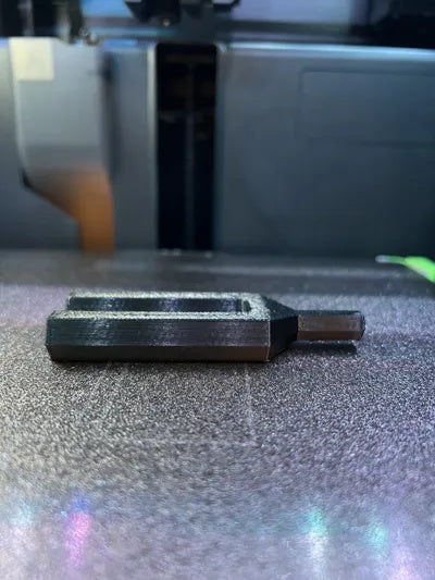 Spanngurtwickler, 2-teilig, für Akkuschrauber, für Gurte bis 5 cm, PLA, Schwarz – Ansicht 12