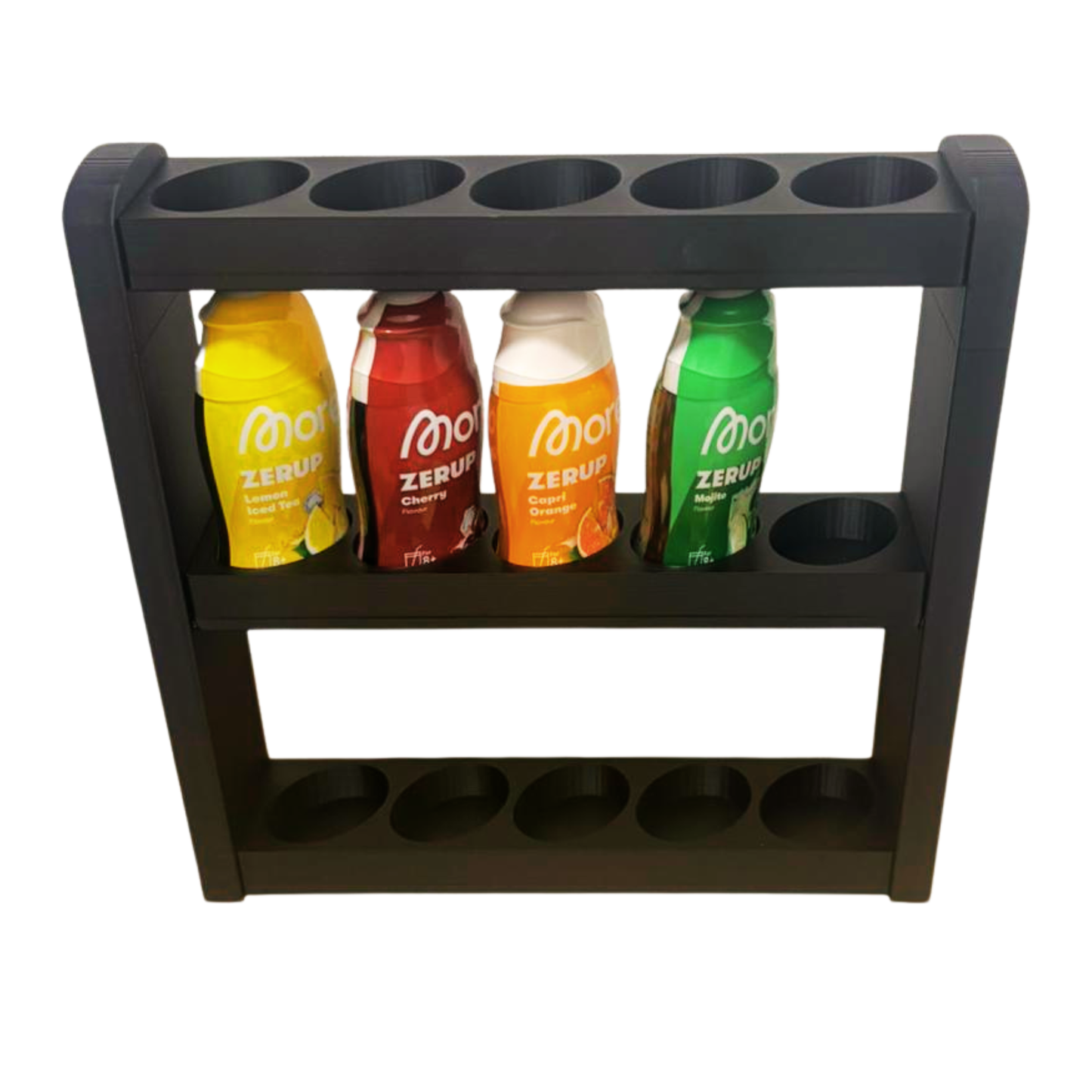 Sirupständer für Flaschen – Kompatibel mit More Nutrition Zerups & ESN-Sirupflaschen – Küchen- & Bar-Organisation, robustes Design