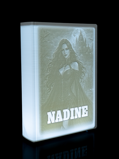 3D Fotolampen-Gehäuse  BUCH – Deine Erinnerung individuell gestaltet