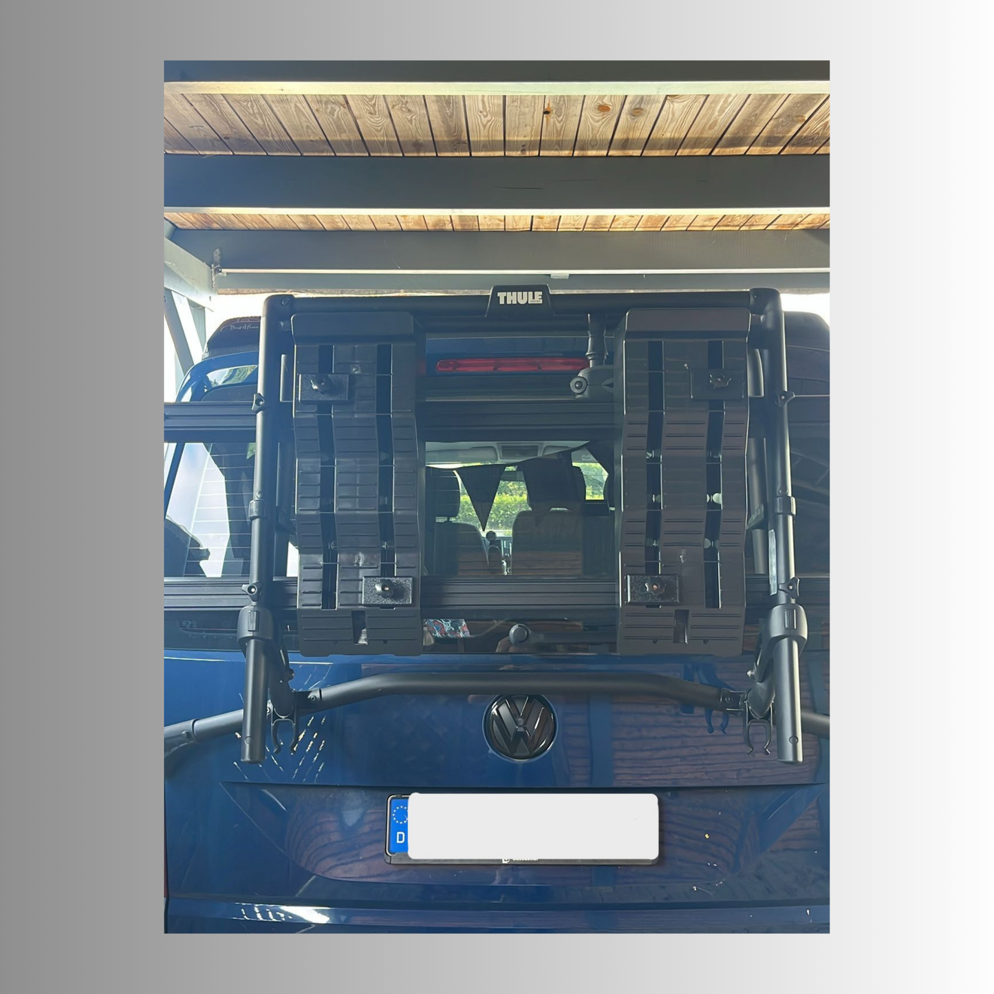 Auffahrkeil-Halterung für VW T6 / T5 Fahrradträger WanderWay, Fahrzeugspezifische Montagehalterung