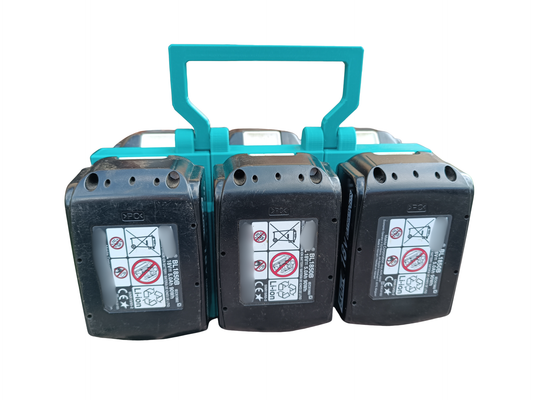 Akkuhalterung Aufhänger – Akku-Aufbewahrungsgestell kompatibel mit Makita 18V Li-Ion (BL1860/BL1850/BL1840/BL1830/BL1820/BL1815N)