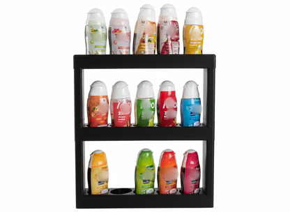Sirupständer für 15 Flaschen – Kompatibel mit More Nutrition Zerups & ESN-Sirupflaschen – Küchen- & Bar-Organisation, robustes Design