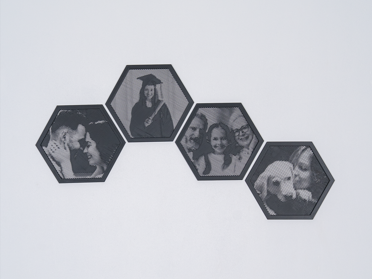 Personalisiertes Halftone-Bild – Dein Foto als außergewöhnliches 3D-Kunstwerk