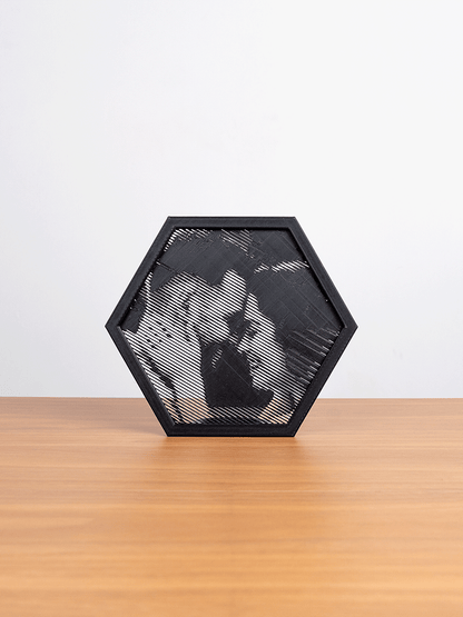 Personalisiertes Halftone-Bild – Dein Foto als außergewöhnliches 3D-Kunstwerk