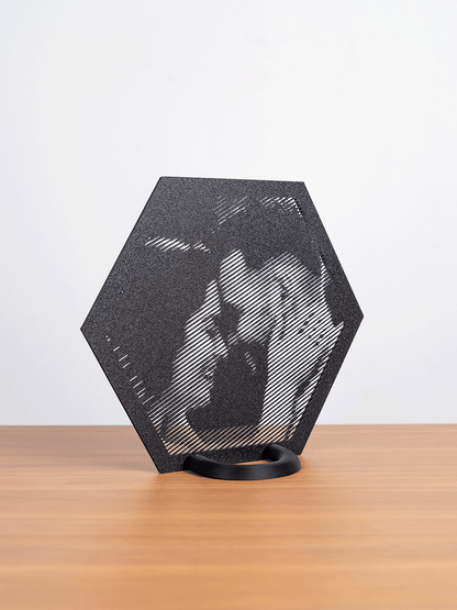 Personalisiertes Halftone-Bild – Dein Foto als außergewöhnliches 3D-Kunstwerk