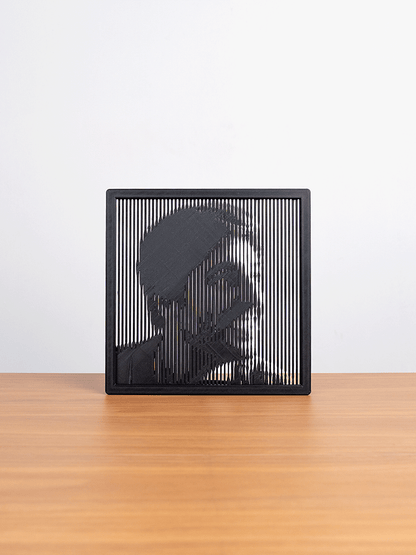 Personalisiertes Halftone-Bild – Dein Foto als außergewöhnliches 3D-Kunstwerk