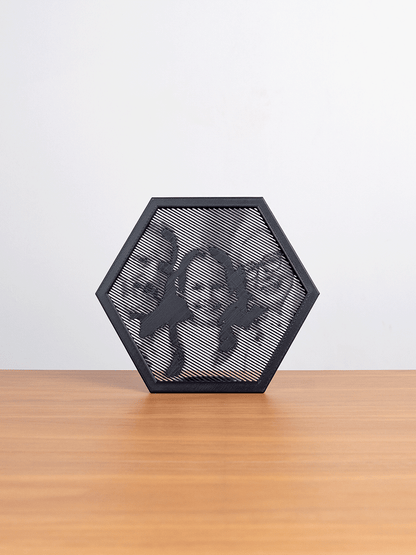 Personalisiertes Halftone-Bild – Dein Foto als außergewöhnliches 3D-Kunstwerk