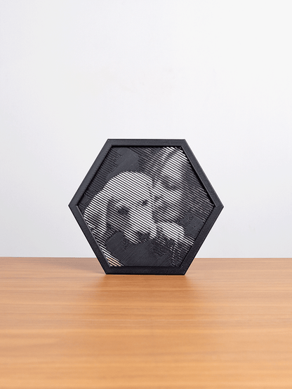 Personalisiertes Halftone-Bild – Dein Foto als außergewöhnliches 3D-Kunstwerk