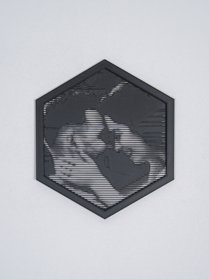 Personalisiertes Halftone-Bild – Dein Foto als außergewöhnliches 3D-Kunstwerk
