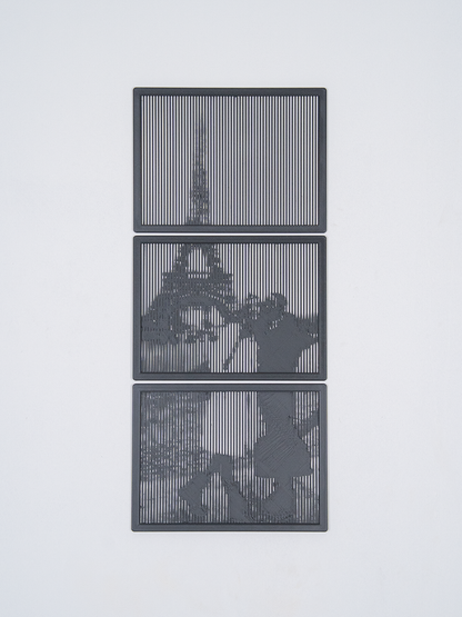 Personalisiertes Halftone-Bild – Dein Foto als außergewöhnliches 3D-Kunstwerk