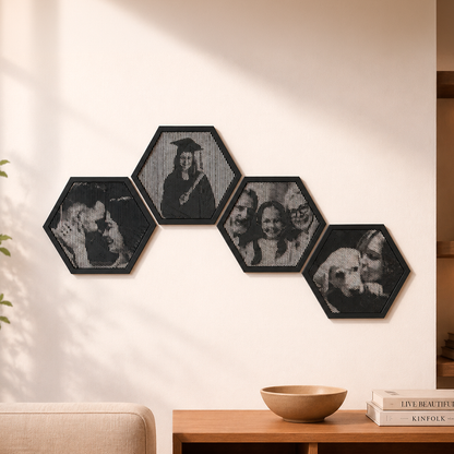 Personalisiertes Halftone-Bild – Dein Foto als außergewöhnliches 3D-Kunstwerk