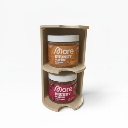 Stapelhilfe für Chunky Flavour Dosen – kompatibel mit 90 g & 150 g | 3-teiliges Set für More / ESN