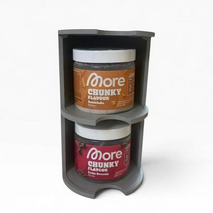 Stapelhilfe für Chunky Flavour Dosen – kompatibel mit 90 g & 150 g | 3-teiliges Set für More / ESN