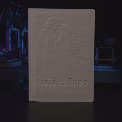 3D Fotolampen-Gehäuse  BUCH – Deine Erinnerung individuell gestaltet